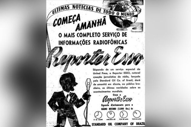 Cem anos do rádio no Brasil conheça a história do Repórter Esso 360 News