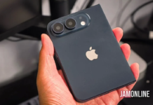 iPhone dobrável aparece em protótipo na cor preta