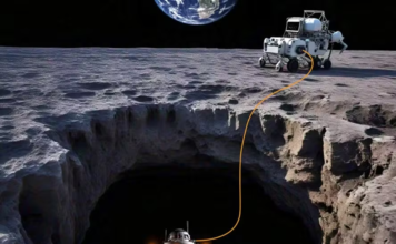 Nasa financia drone a laser para explorar cavernas na Lua